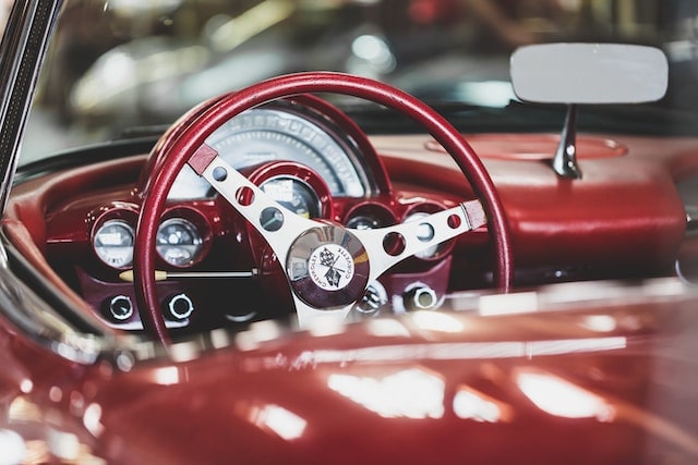 classic car interior