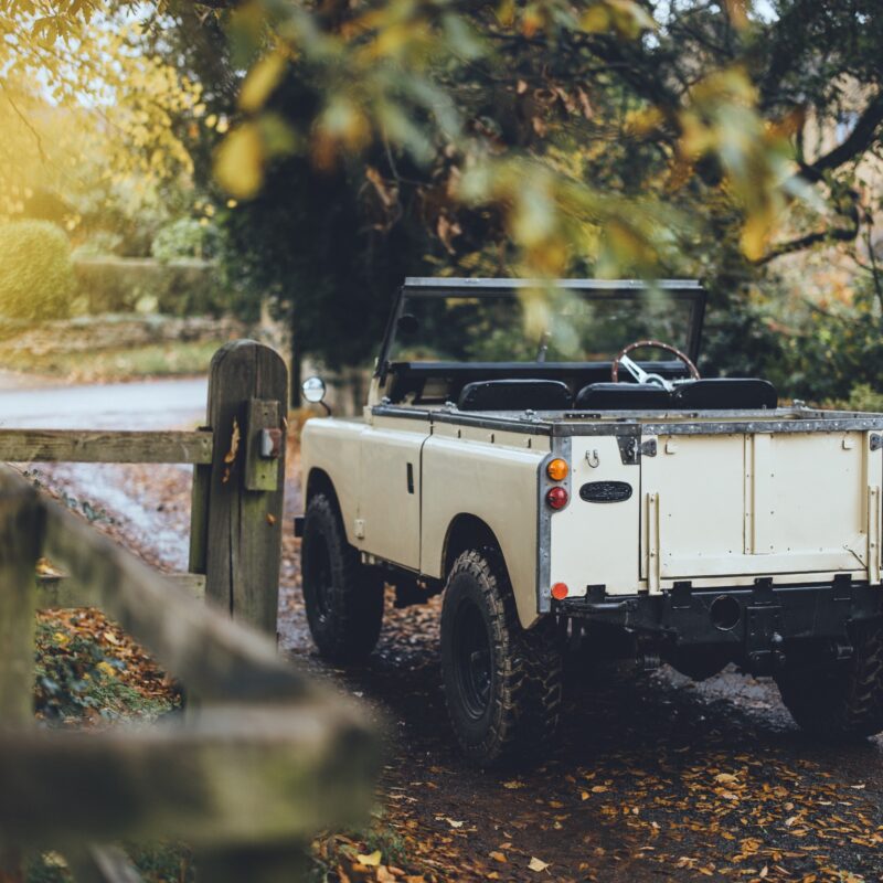 Land Rover Series 2A in Limestone for sale