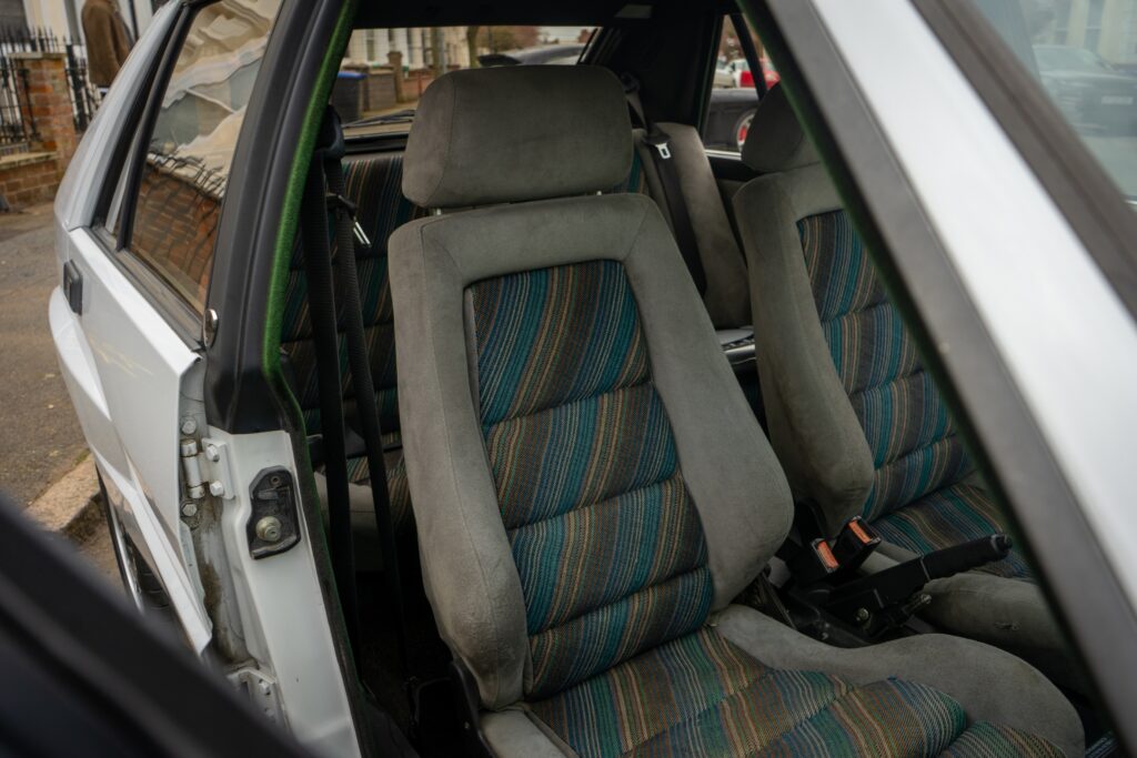 1988 Lancia Delta HF Integrale Alcantara and Missoni interior style