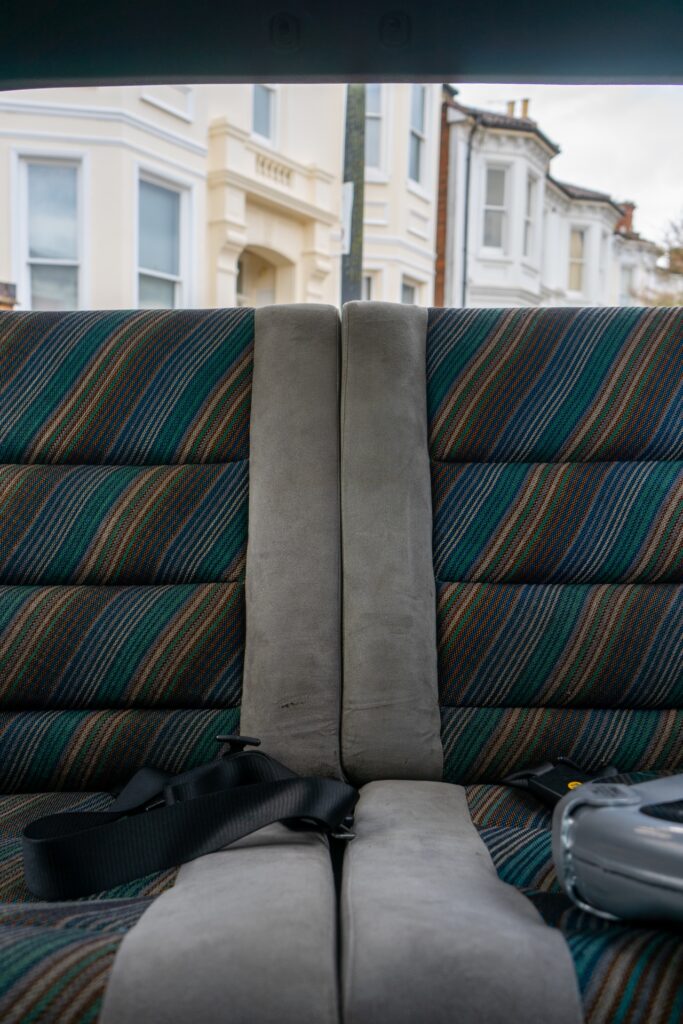 Eighties Italian Lancia interior textures.