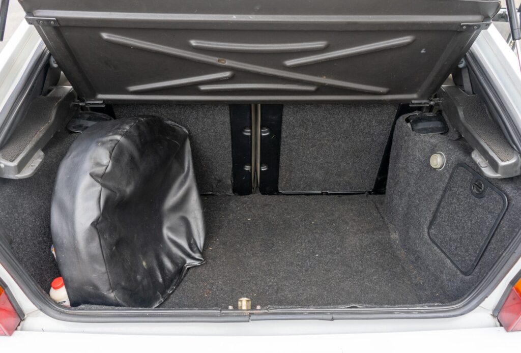 Lancia Delta Integrale HF boot space.