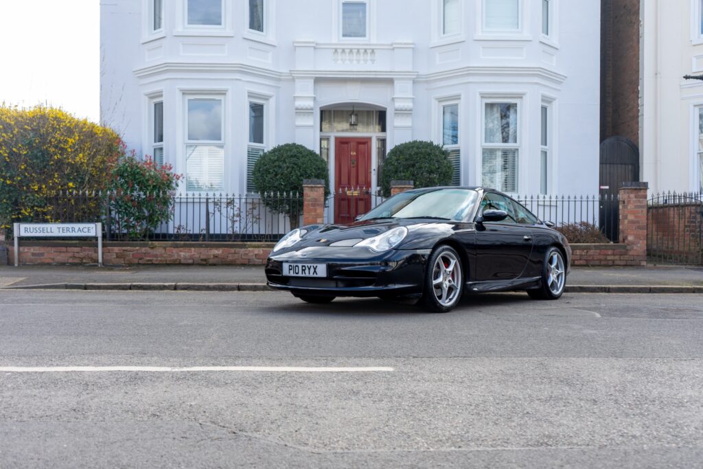 Porsche 911 Carrera 2 in Black with factory fitted aero kit for sale