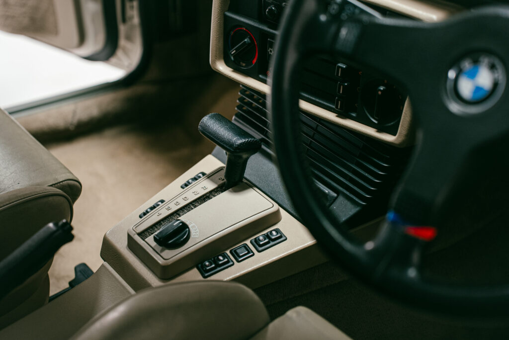 BMW M535i automatic shifter