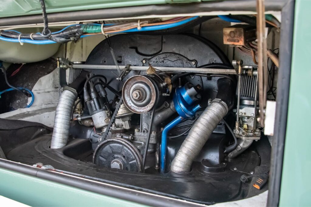 1.6 litre air-cooled VW T2 Camper engine