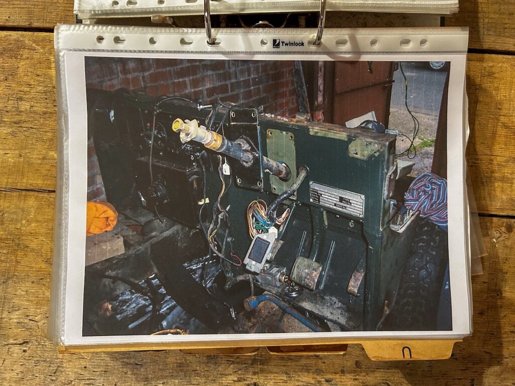 restoration evidence of a Land Rover Lightweight
