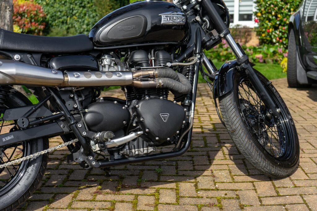Live Online Motorbike Auctions Triumph Bonneville T100 Custom